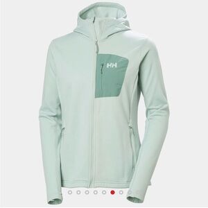 Women's Versalite Hooded Fleece Jacket Medium Green Mist